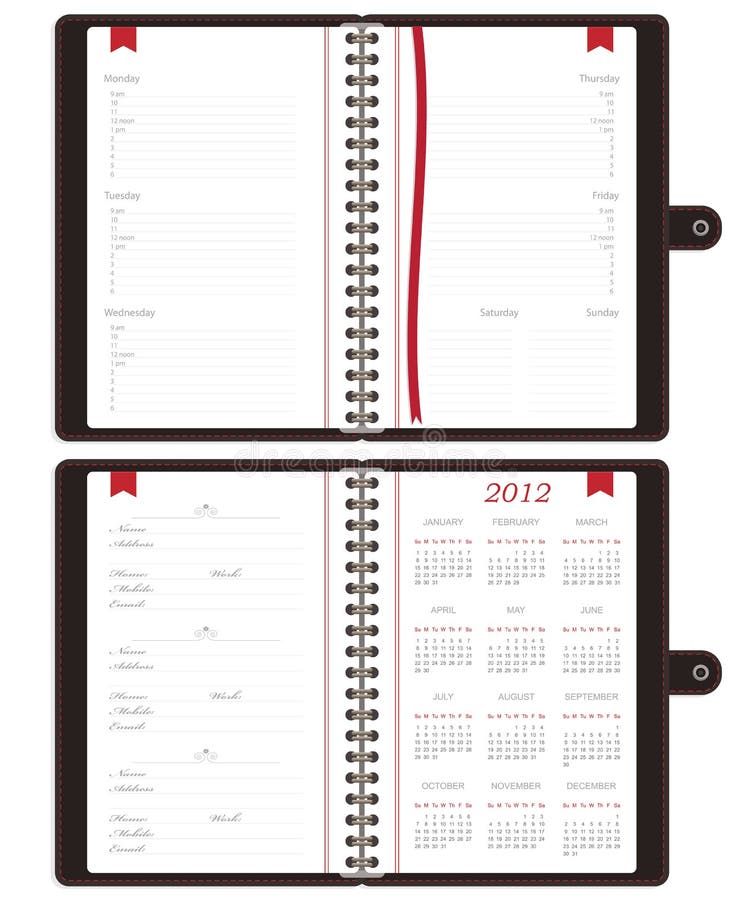 Notebooks vector illustration