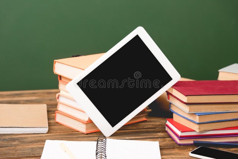 Notebookuri smartphone și tabel digital royalty free stock image