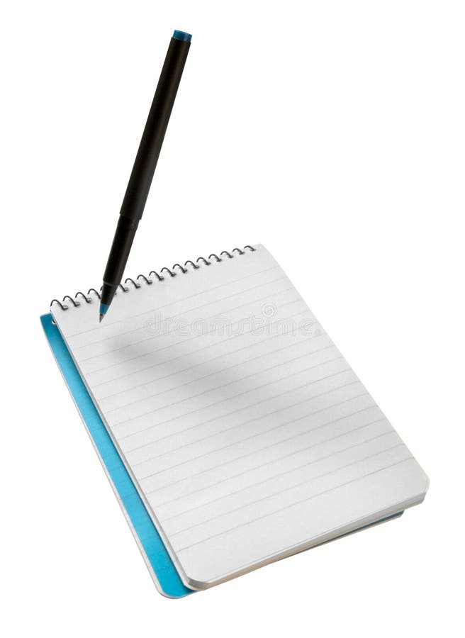 Notepad and flying pen