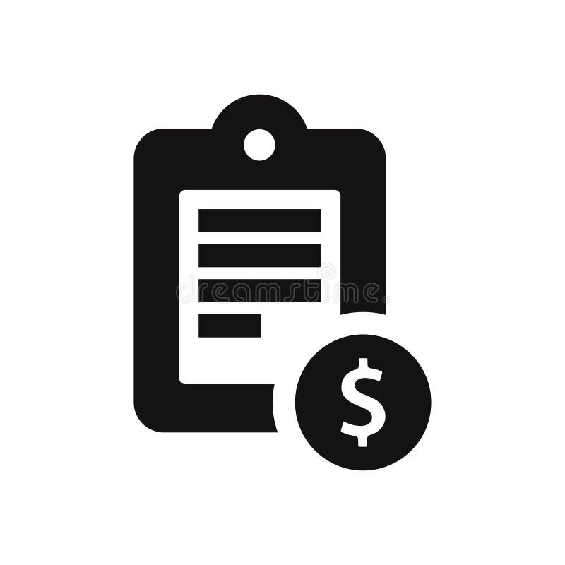 Notepad icon with Dollar sign vector illustration isolated on white background. vector illustration Notepad icon with Dollar sign vector illustration isolated on white background. vector illustration