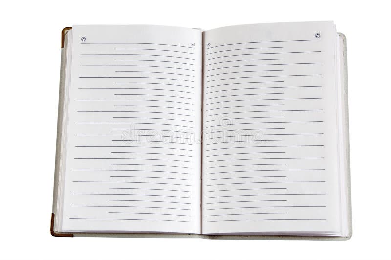 Notepad Isolated On White Background Stock Image Image of note, clean