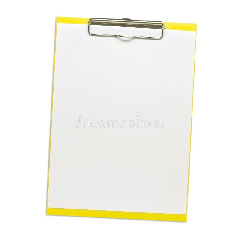 Notepad Isolated on White Background Stock Image Image of note