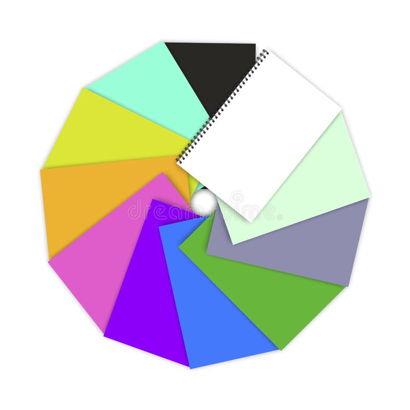 Notepads for Booklet Design. Notebook Paper. School Notebook. Vector