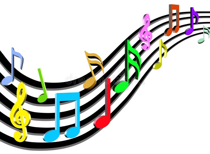 Notes de musique illustration libre de droits Notes de musique illustration libre de droits