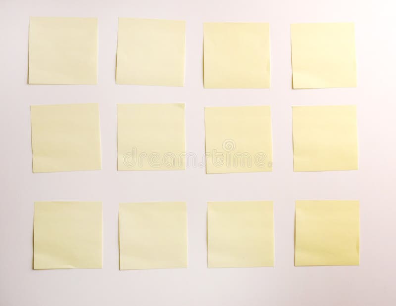 Notes de post-it image stock Notes de post-it image stock