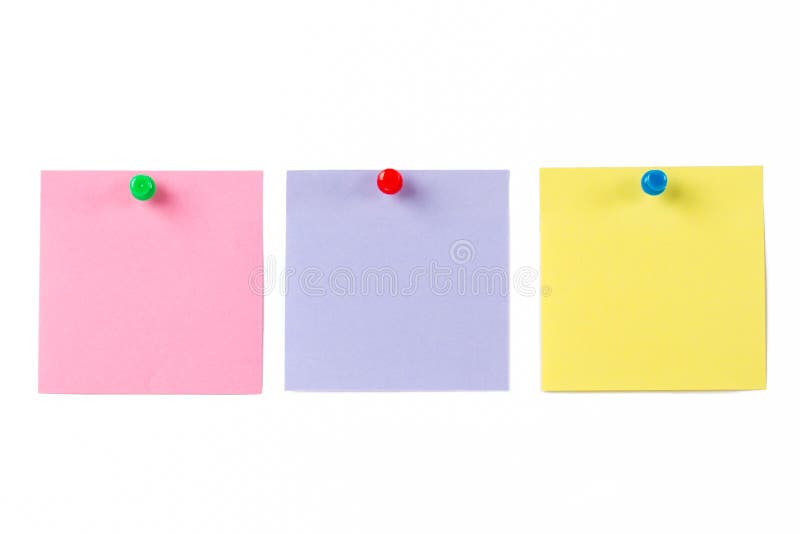 Notes De Post-it Colorées Multi Image stock - Image du mémoire, support:  34046249