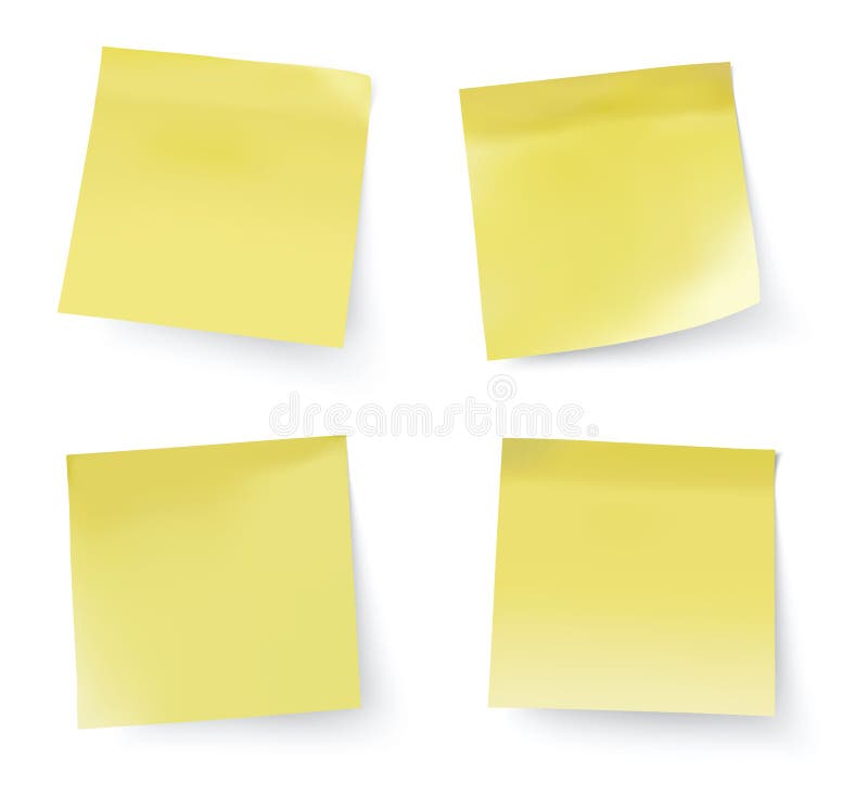 Notes de bâton illustration stock Notes de bâton illustration stock