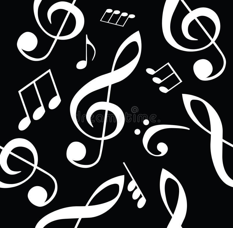 Notes sans couture de blanc de vecteur illustration libre de droits Notes sans couture de blanc de vecteur illustration libre de droits