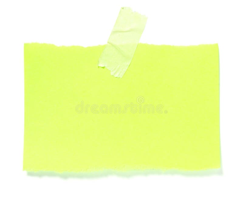 Post it block stock photo. Image of green, stationery - 7874276