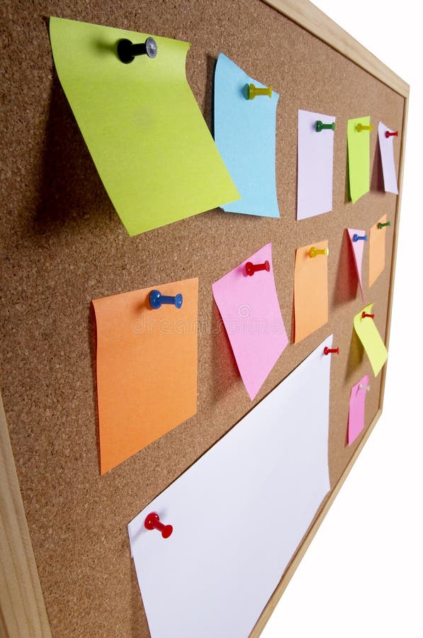 Notice board background royalty free stock photography