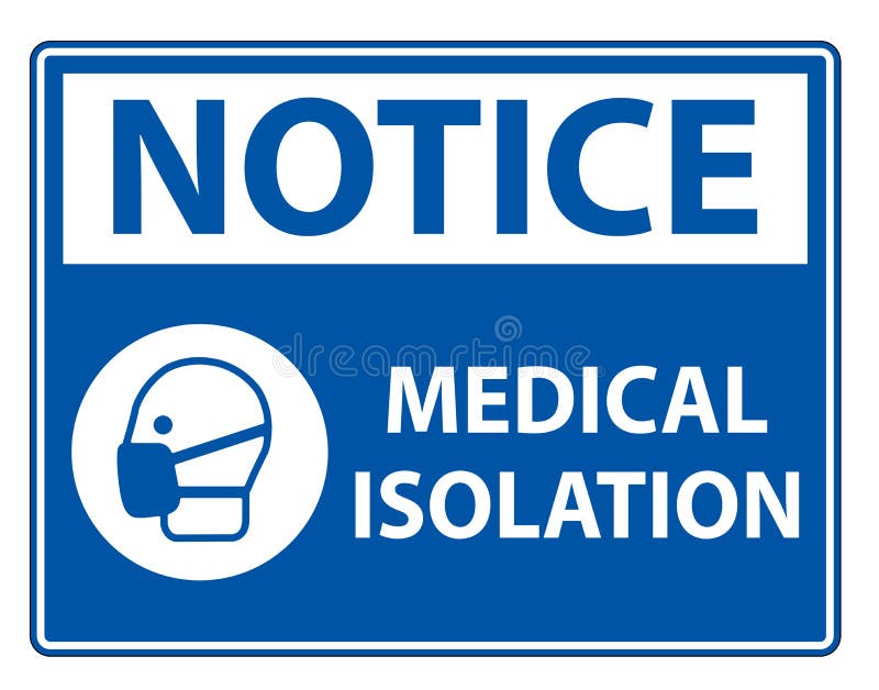 White notice. Notice icon.