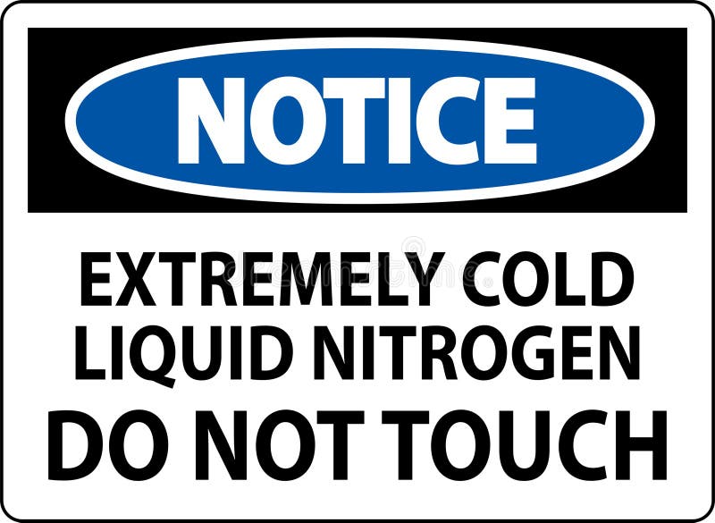 Liquid Nitrogen Safety Stock Illustrations 831 Liquid Nitrogen Safety