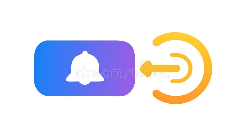 Notification Redirect Icon: Alert Forwarding and Messaging, vector design Generative AI vector illustration