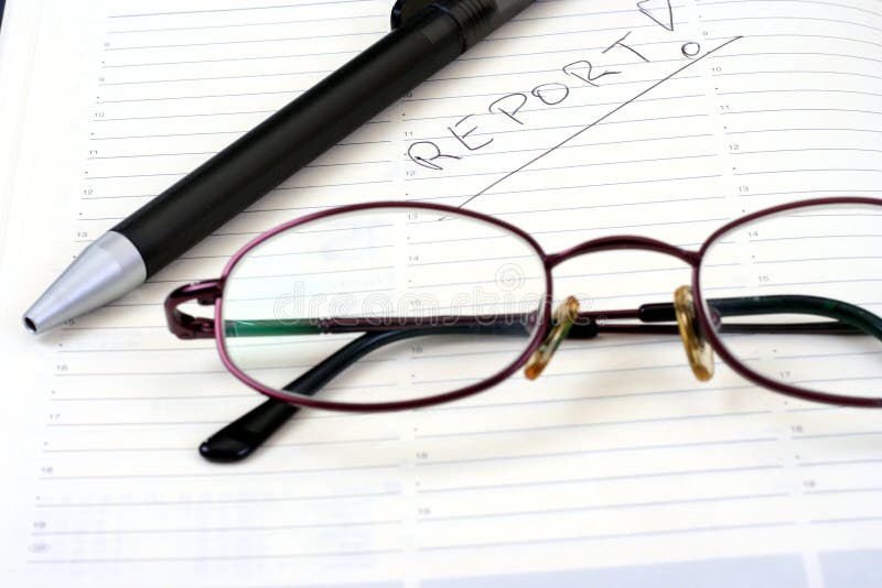 Notepad eyeglasses with pen and reminder. Notepad eyeglasses with pen and reminder
