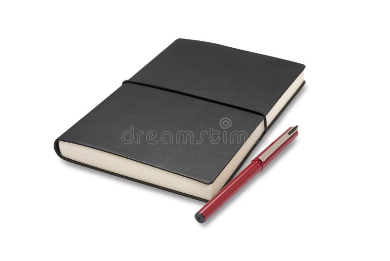 Notizbuch und Stift lizenzfreie stockfotos Notizbuch und Stift lizenzfreie stockfotos