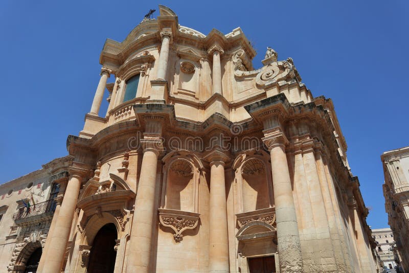 Noto - Chiesa di San Domenico royalty free stock image