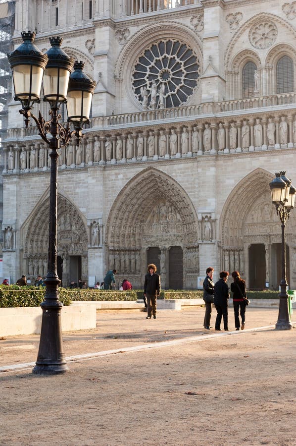 Notre Dame Cathedral, Paris royalty free stock photography Notre Dame Cathedral, Paris royalty free stock photography