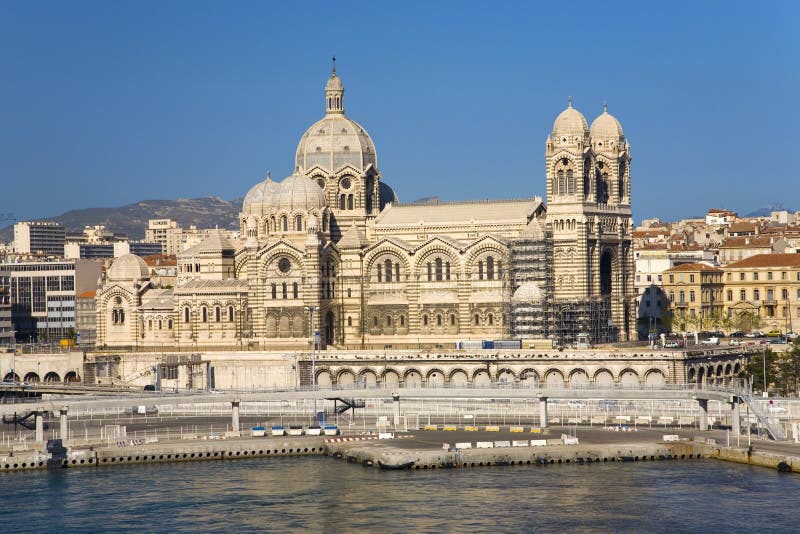 Notre Dame de la Garde, Marseille, Provence, France on the Mediterranean Sea