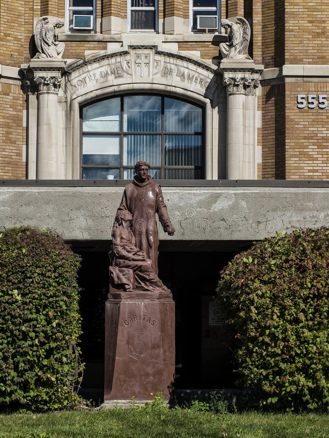 NotreDame De La Merci Hospital Editorial Stock Image Image of