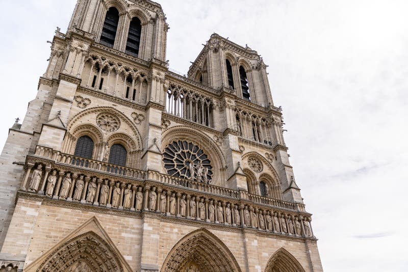 Notre Dame de Paris en Par?s, Francia foto de archivo libre de regalías Notre Dame de Paris en Par?s, Francia foto de archivo libre de regalías