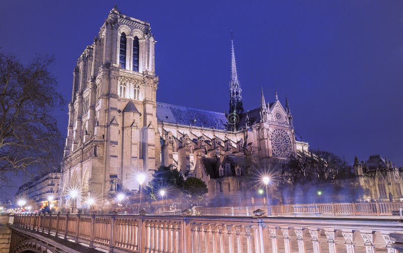 The Notre Dame is Historic Catholic Cathedral, One of the Most Visited ...