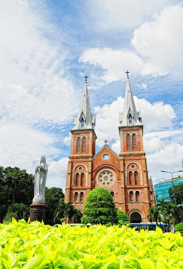 Notre-Dame-Kathedrale in Ho Chi Minh City, Vietnam