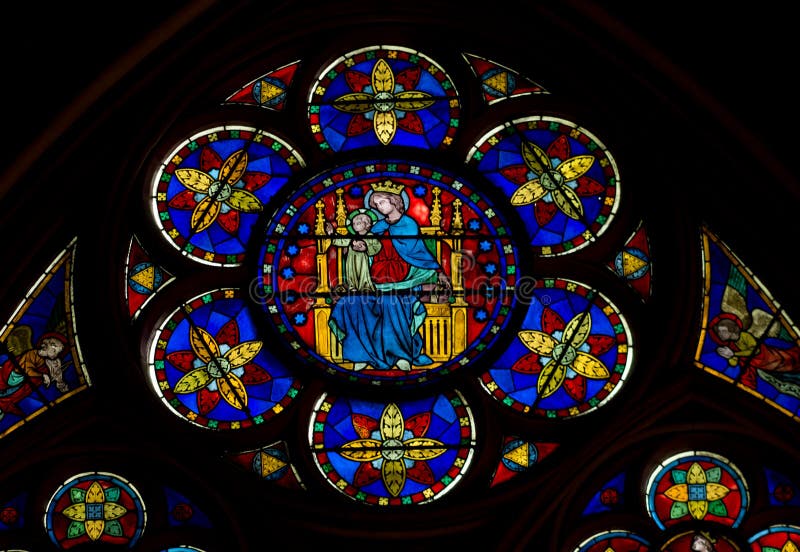 Notre Dame stained glass