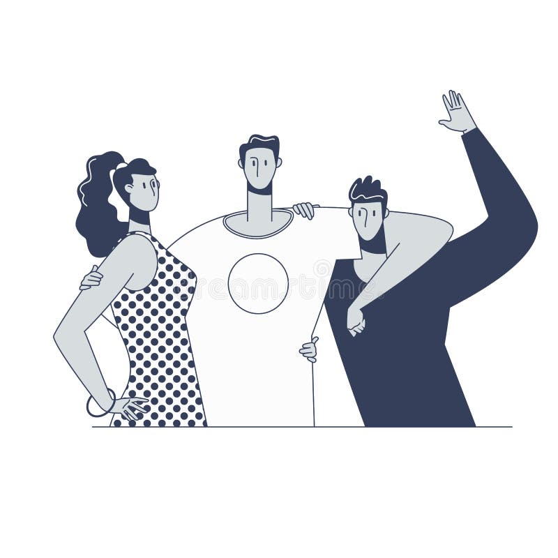 Notre succès Team Linear Design Le travail d'équipe et les affaires team, groupe de gens d'affaires Ligne mince bannière plate de illustration de vecteur Notre succès Team Linear Design Le travail d'équipe et les affaires team, groupe de gens d'affaires Ligne mince bannière plate de illustration de vecteur