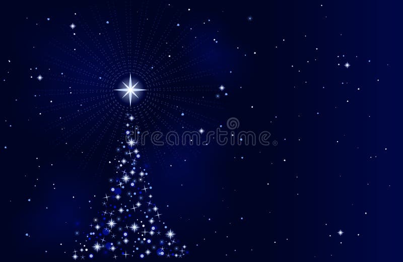 Notte silenziosa, notte santa illustrazione di stock Notte silenziosa, notte santa illustrazione di stock