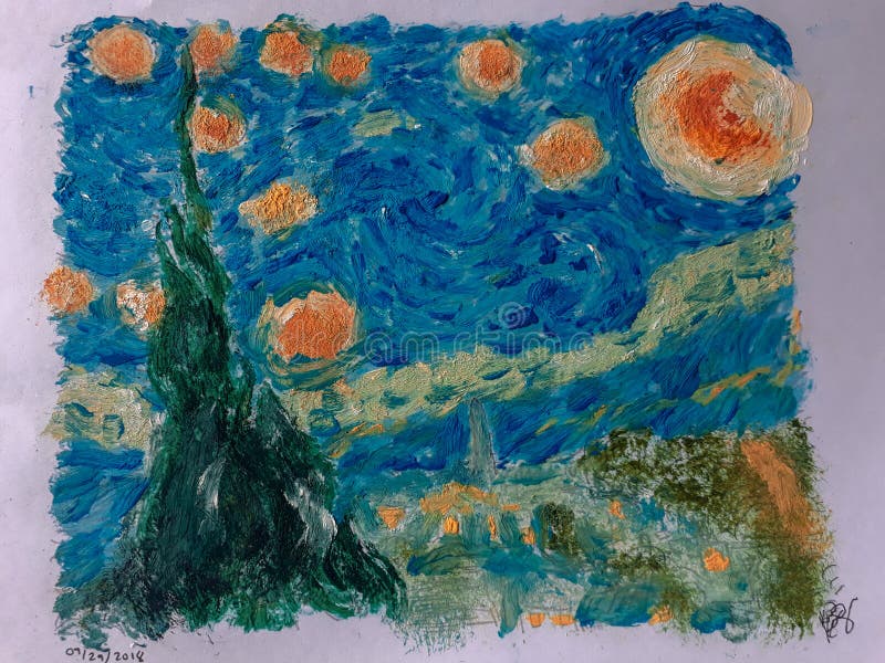 Notte stellata stellata immagini stock Notte stellata stellata immagini stock