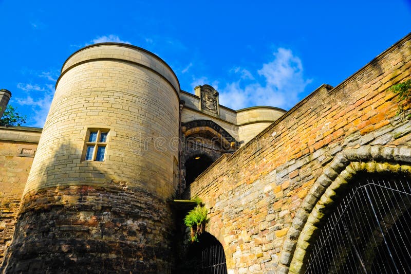 Exterior of Nottingham castle, UK. Exterior of Nottingham castle, UK