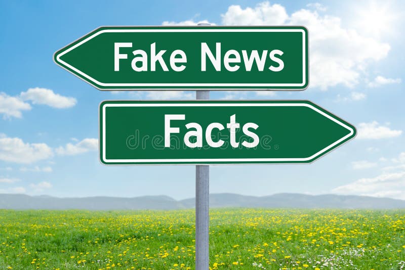 Notícia ou fatos falsificados Notícia ou fatos falsificados