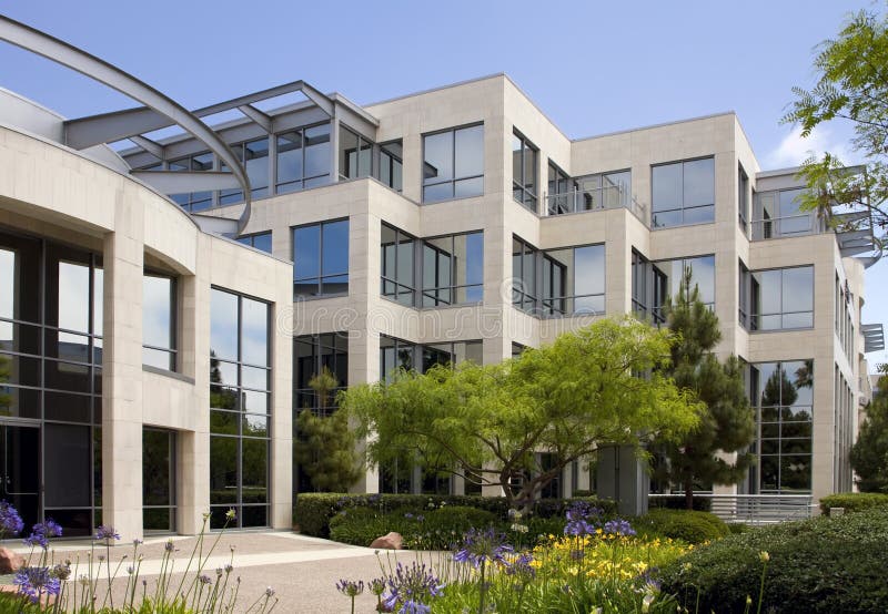 Noua clădire a birourilor corporatiste din California stock photos