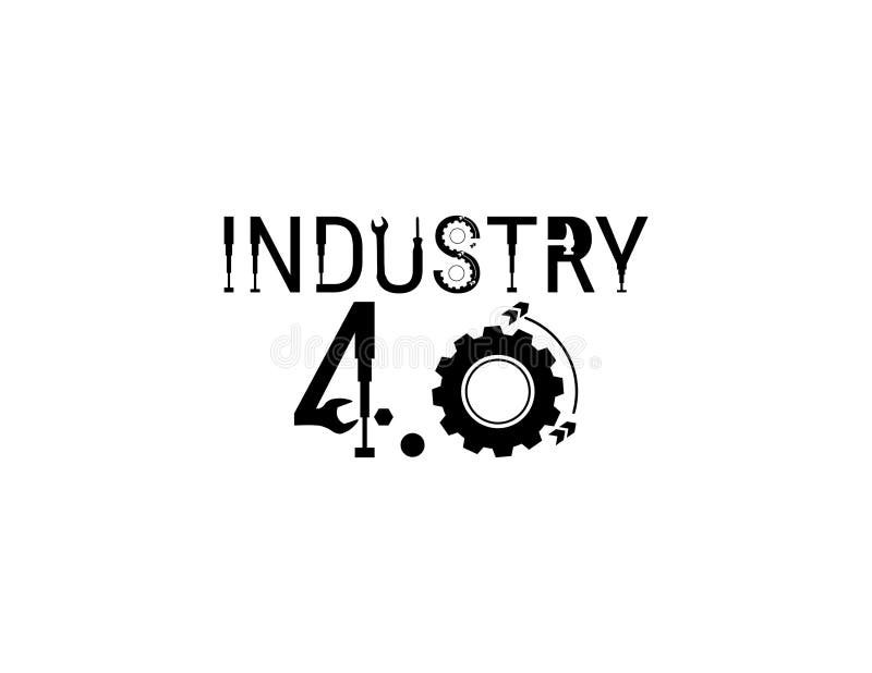 Noua revoluție industrială. 40 de bannere din domeniu : asistenți roboți de automatizare a revoluției industriale inteligente, cu vector illustration