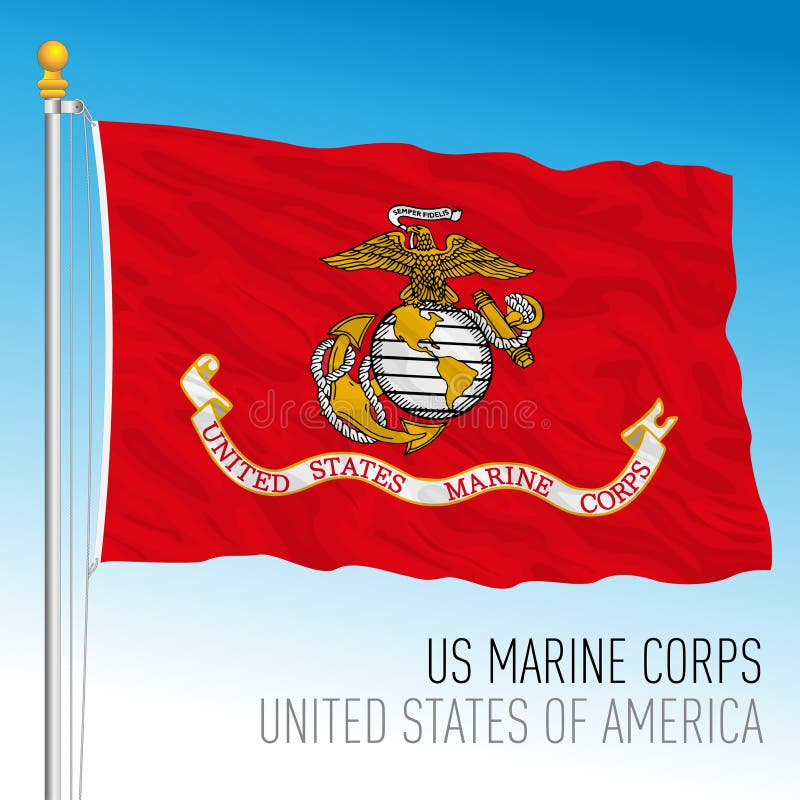 Nous drapeau états-unis Marine Corps