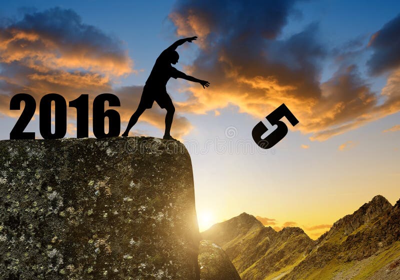 Nouvelle année 2016 de concept photographie stock libre de droits Nouvelle année 2016 de concept photographie stock libre de droits
