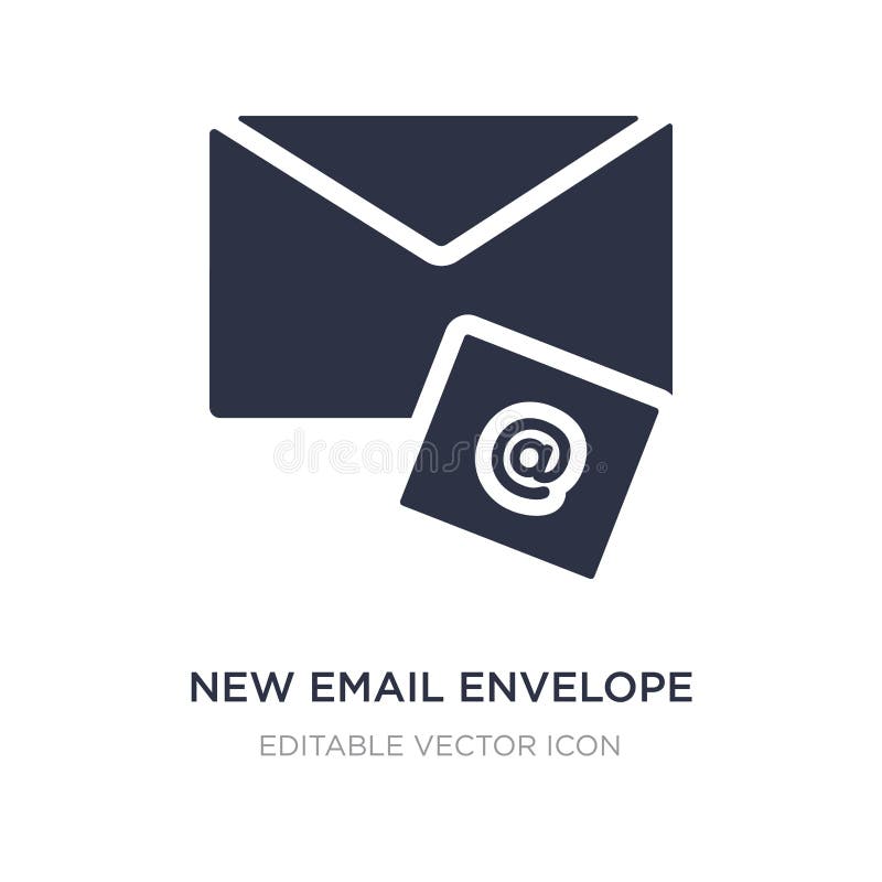 nouvelle icône d'enveloppe d'email sur le fond blanc Illustration simple d'élément de concept d'UI illustration libre de droits nouvelle icône d'enveloppe d'email sur le fond blanc Illustration simple d'élément de concept d'UI illustration libre de droits