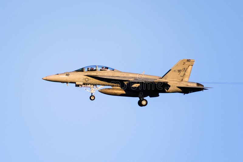 Nov 15, 2019 Sunnyvale / CA / USA - F/A-18 Hornet aircraft approaching Moffett Federal Airfield; Strike Fighter Squadron 122 VFA- stock photos Nov 15, 2019 Sunnyvale / CA / USA - F/A-18 Hornet aircraft approaching Moffett Federal Airfield; Strike Fighter Squadron 122 VFA- stock photos