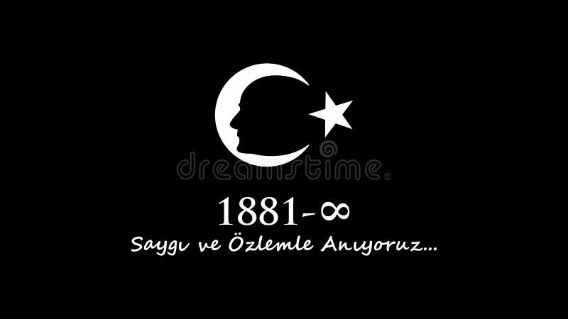 November 10 Ataturk åminnelsedag royaltyfri illustrationer November 10 Ataturk åminnelsedag royaltyfri illustrationer