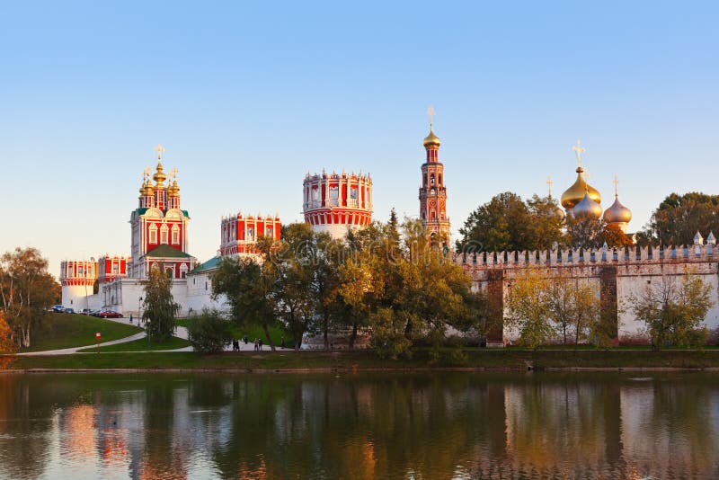 Novodevichiy convent in Moscow Russia royalty free stock images