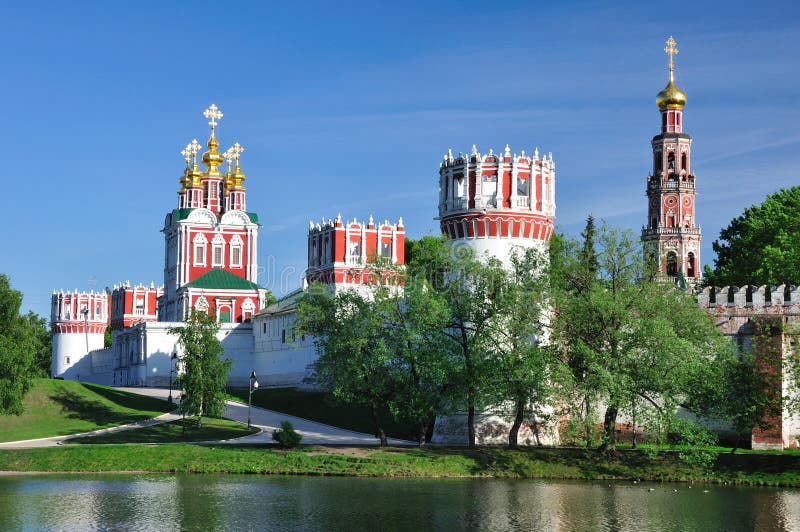 Novodevichiy monastery. Moscow. Russia. royalty free stock photography