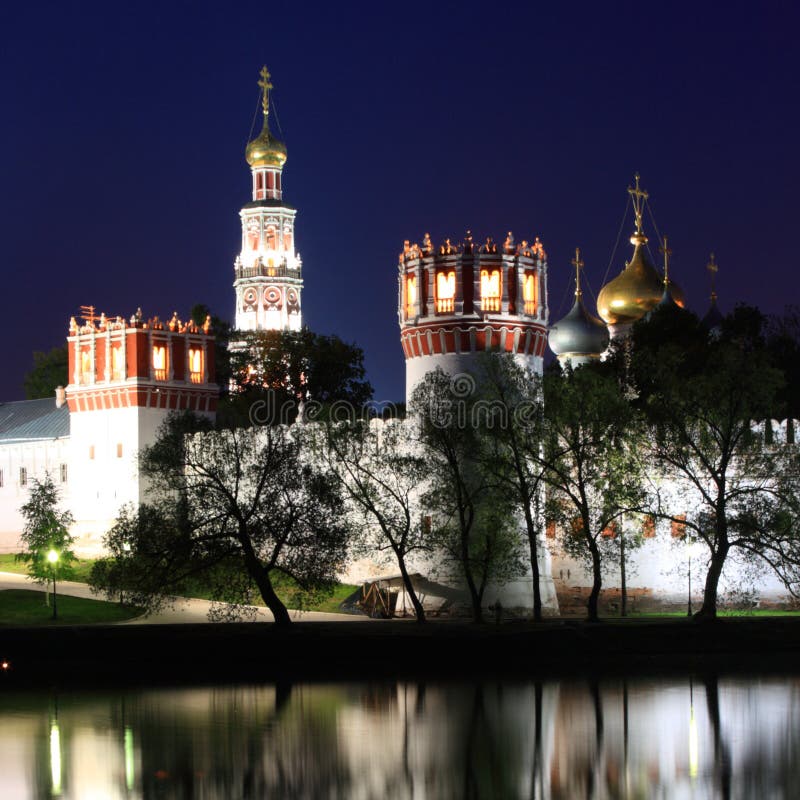 Novodevichiy monastery, Moscow, Russia. stock images