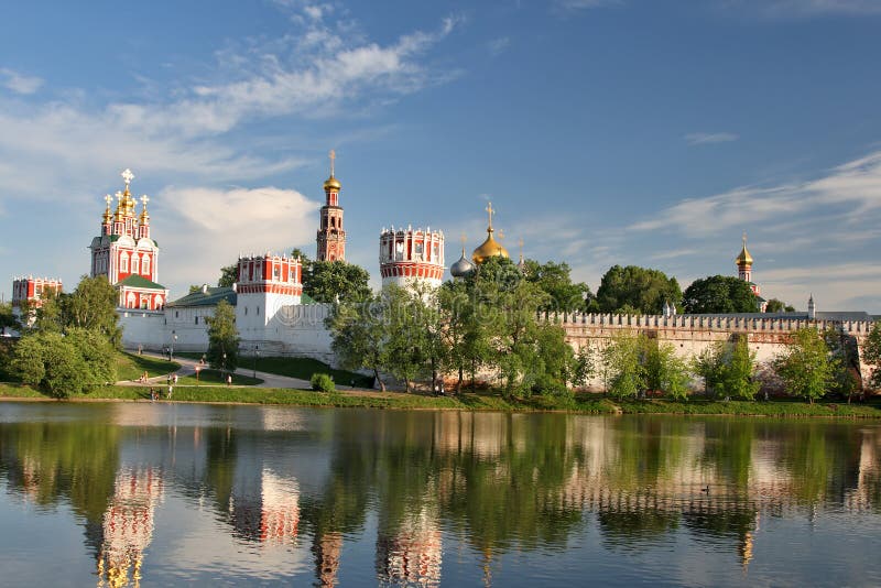 Novodevichy abbey. stock photos