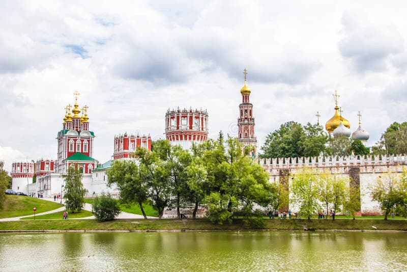 Novodevichy convent royalty free stock photography