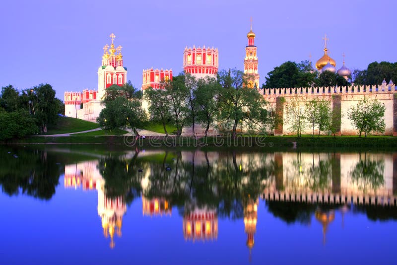 Novodevichy convent royalty free stock photography