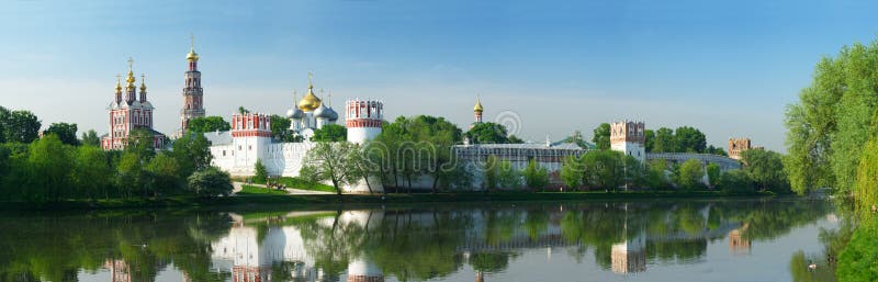 Novodevichy convent P royalty free stock photos