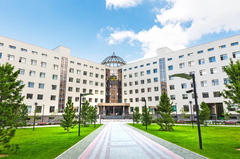 Novosibirsk state University, new building. Novosibirsk, Russia