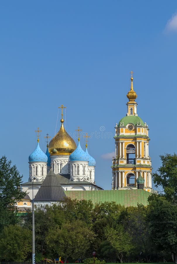 Novospassky monaster, Moskwa, Rosja obraz royalty free Novospassky monaster, Moskwa, Rosja obraz royalty free