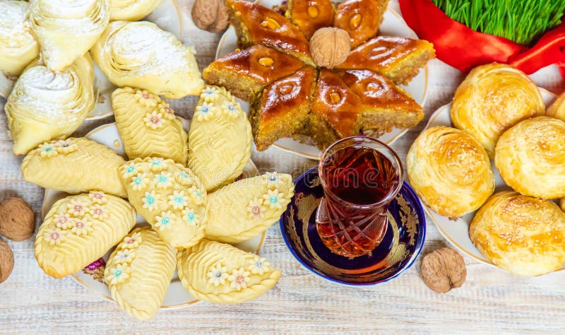 Novruz Tradiciones azerbaiyanas A?o Nuevo Foco selectivo imagen de archivo libre de regalías Novruz Tradiciones azerbaiyanas A?o Nuevo Foco selectivo imagen de archivo libre de regalías