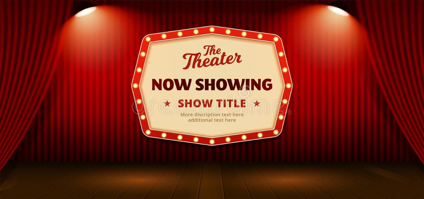 Theater Sign Template Stock Illustrations 13 243 Theater Sign Theater Sign Template Stock Illustrations 13 243 Theater Sign